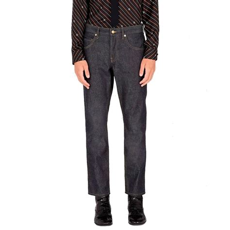 giubbino jeans gucci donna|Gucci tapered jeans.